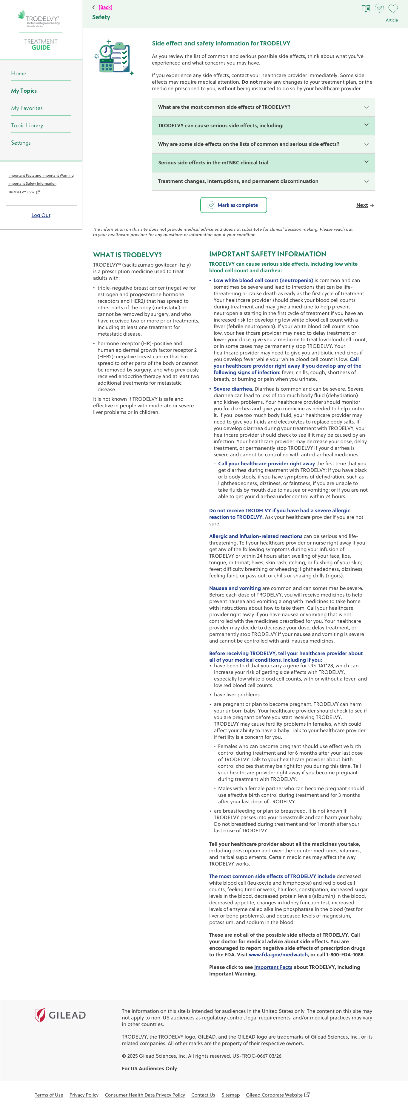 Trodelvy Patient Treatment Guide Desktop Design 8